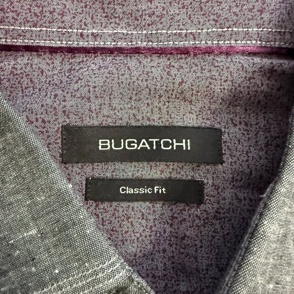 Bugatchi Clasic Fit Mens Shirt - Picture 4 of 12